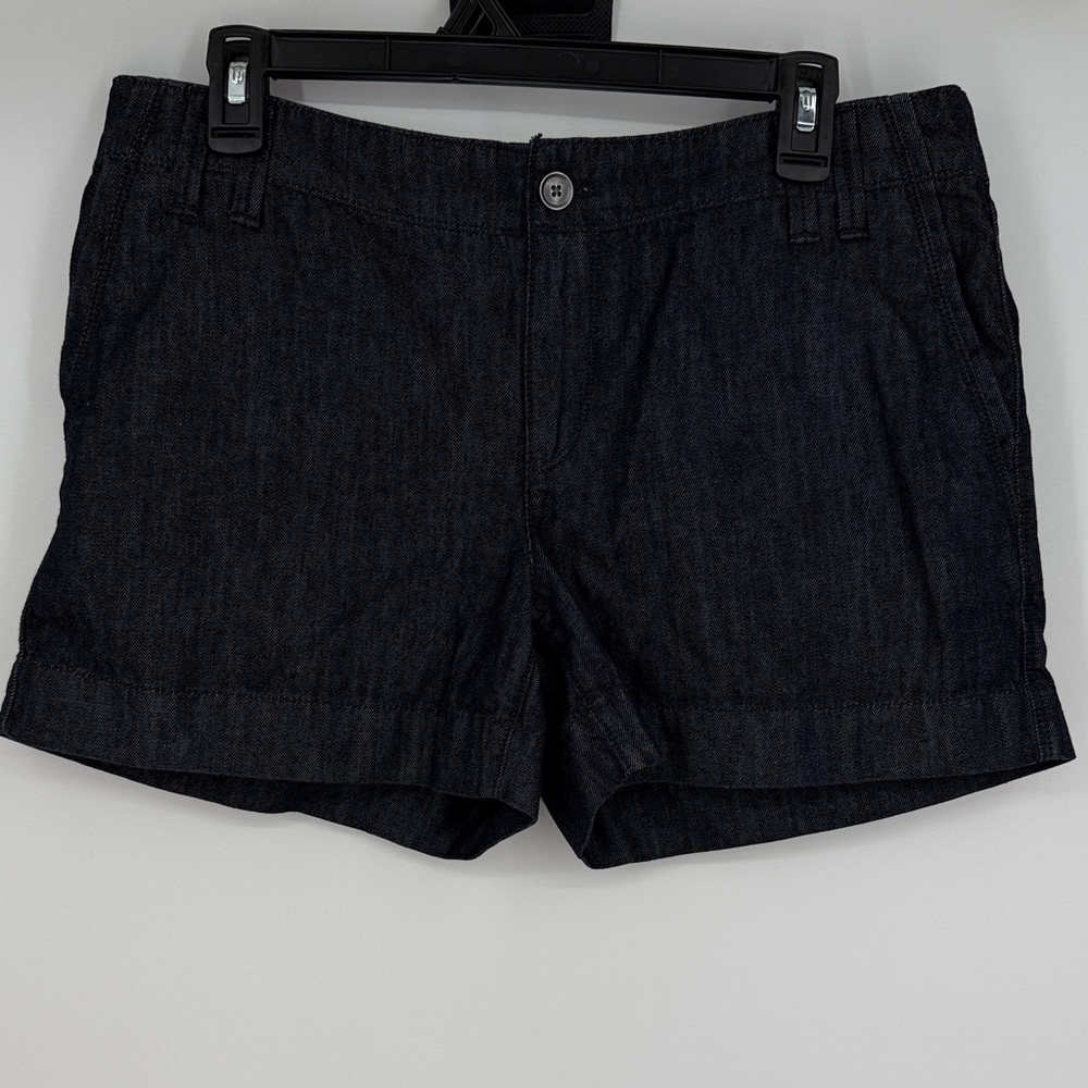 Loft 100% cotton Dark Denim Chino Women's Shorts size 6
